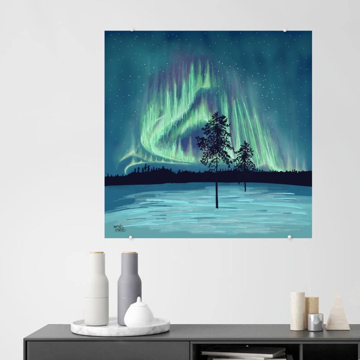 Acrylic-glas-art-artwork-mystical- NorthernLights