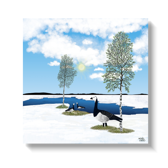 Awaken-spring-in Lapland-Nordic Art by Aurealis Creatief